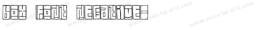 Box Font Negative字体转换